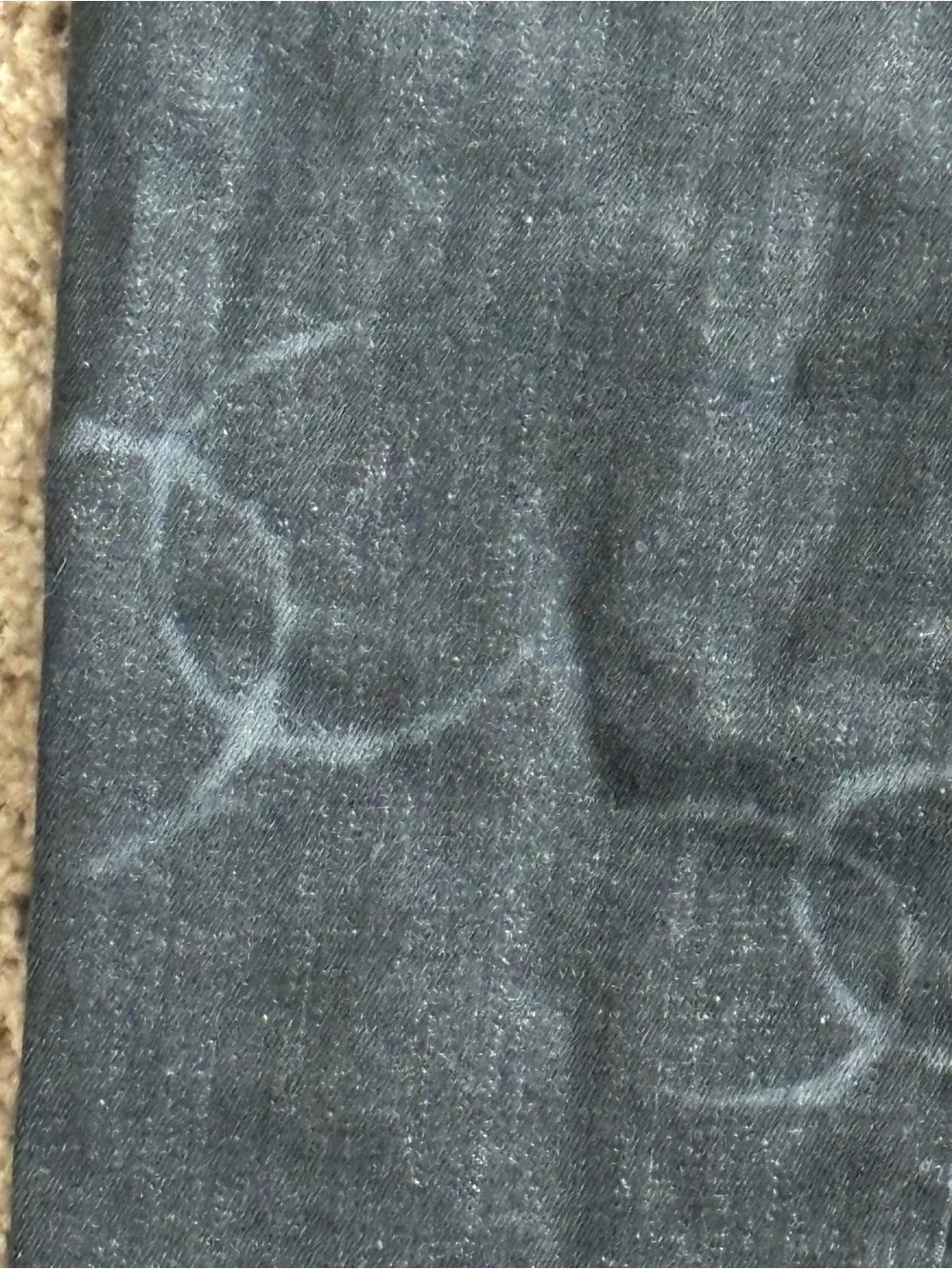 CHANEL Black Skinny Jeans with Subtle CC Motif